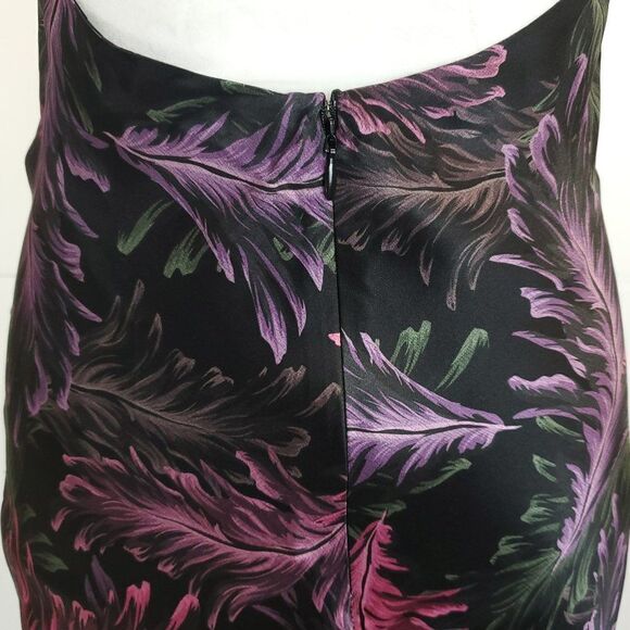 NICHOLAS Melia Cocktail Dress 100% Silk Rhinestone Halter Neck - Picture 9 of 14